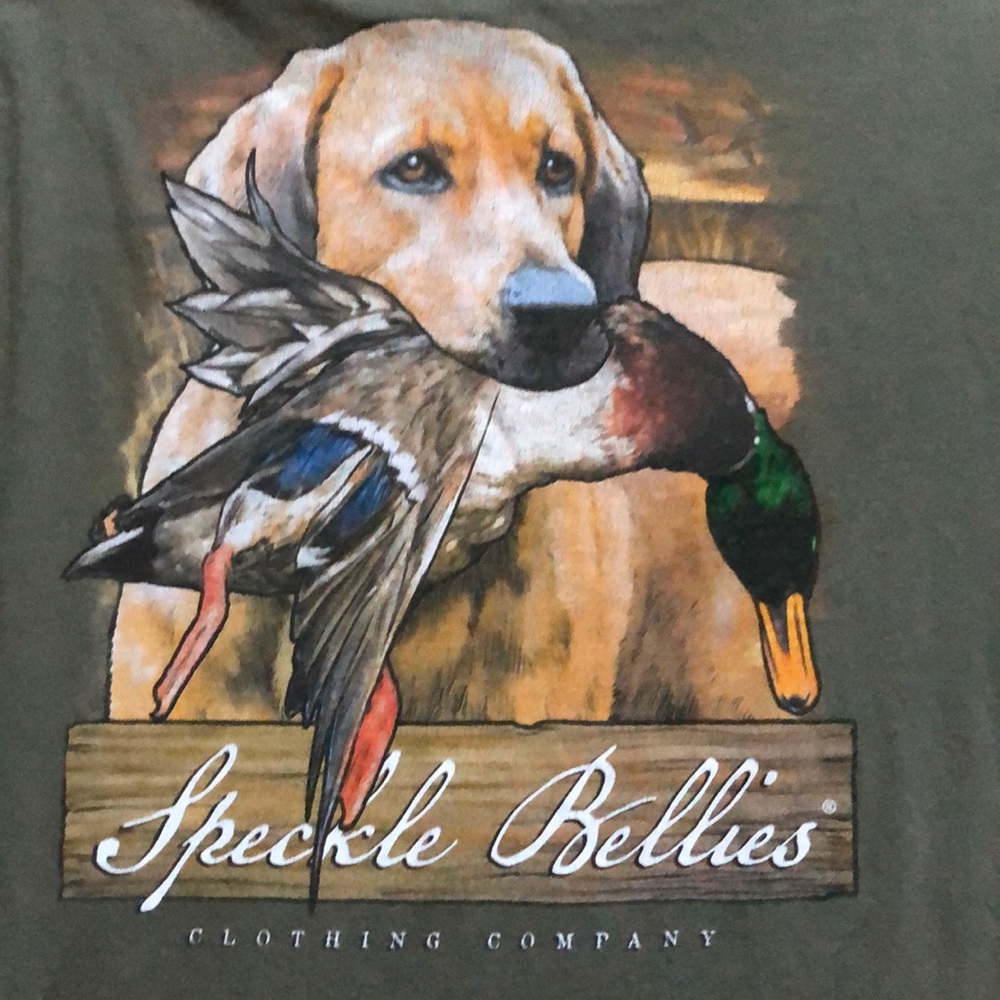 Excellent condition men’s Speckle Bellies t-shirt